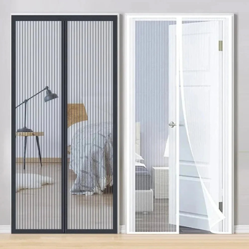 Magnetic Door Curtain Anti Mosquito Insect Net Summer Fly Screen Net Punch-Free Mosquito Nets For Window Invisible Mesh Gauze