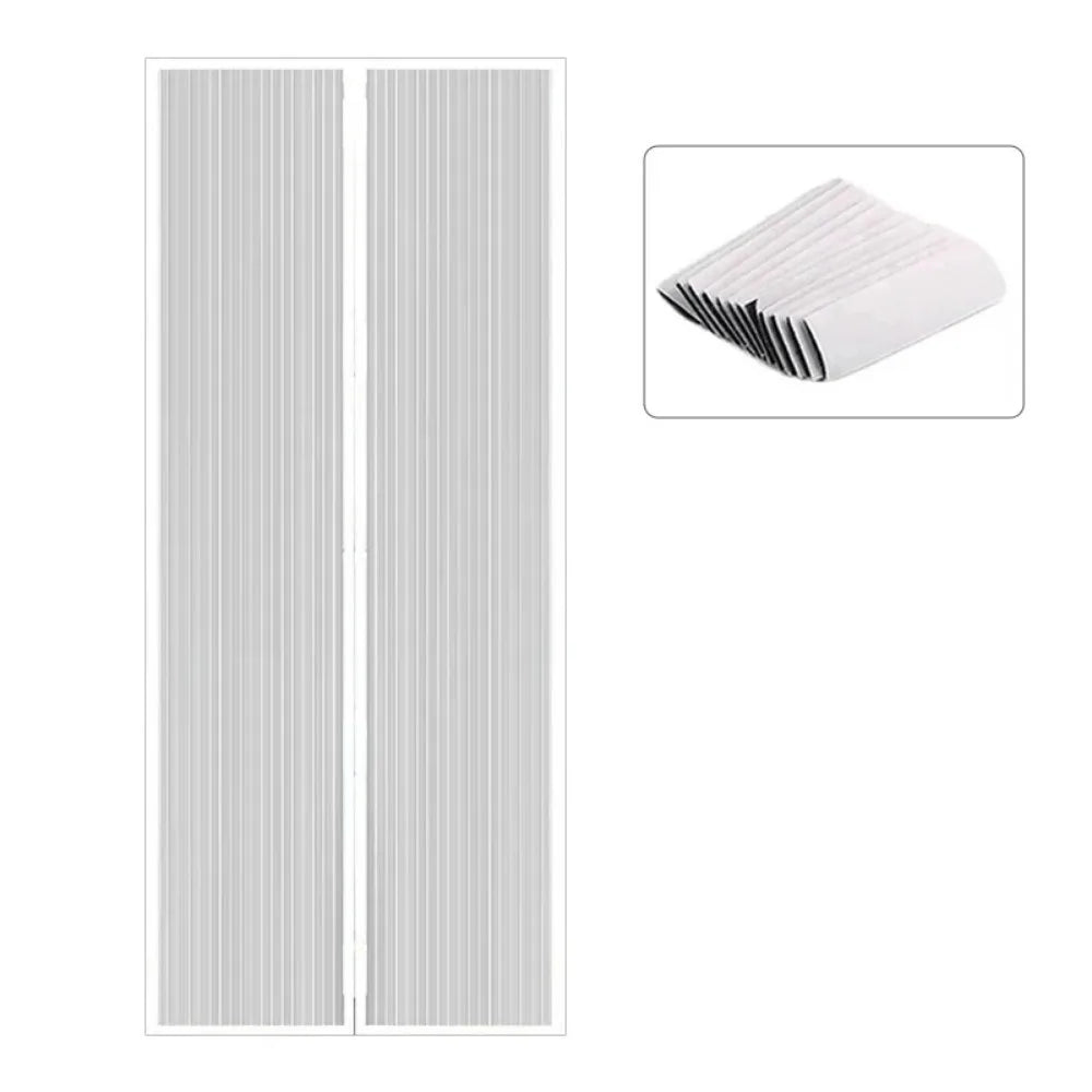 Magnetic Door Curtain Anti Mosquito Insect Net Summer Fly Screen Net Punch-Free Mosquito Nets For Window Invisible Mesh Gauze