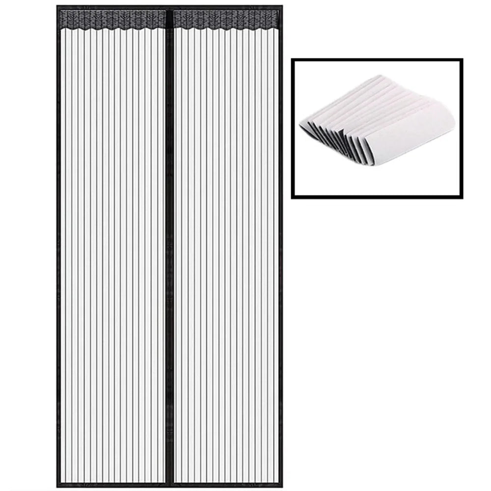Magnetic Door Curtain Anti Mosquito Insect Net Summer Fly Screen Net Punch-Free Mosquito Nets For Window Invisible Mesh Gauze